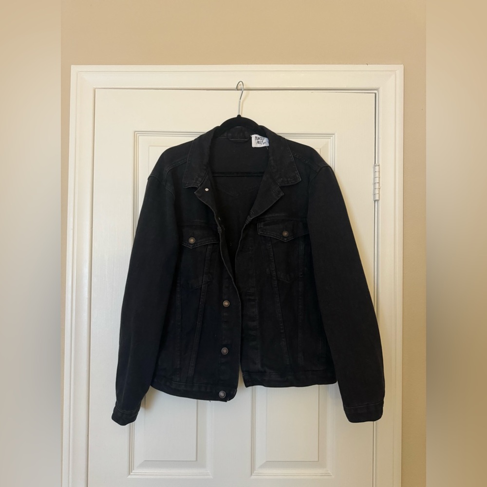 Princess Polly Phoenix Denim Jacket Black